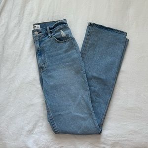 Abercrombie & Fitch light wash vintage flare jeans